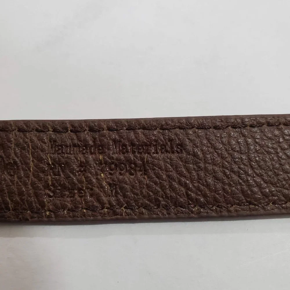 NWT Chico's Belt Skinny Faux Leather Boho Western Circle Stretchy Medium